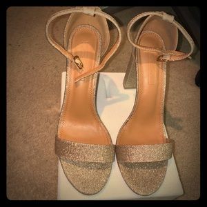 Sparkly Gold Heels